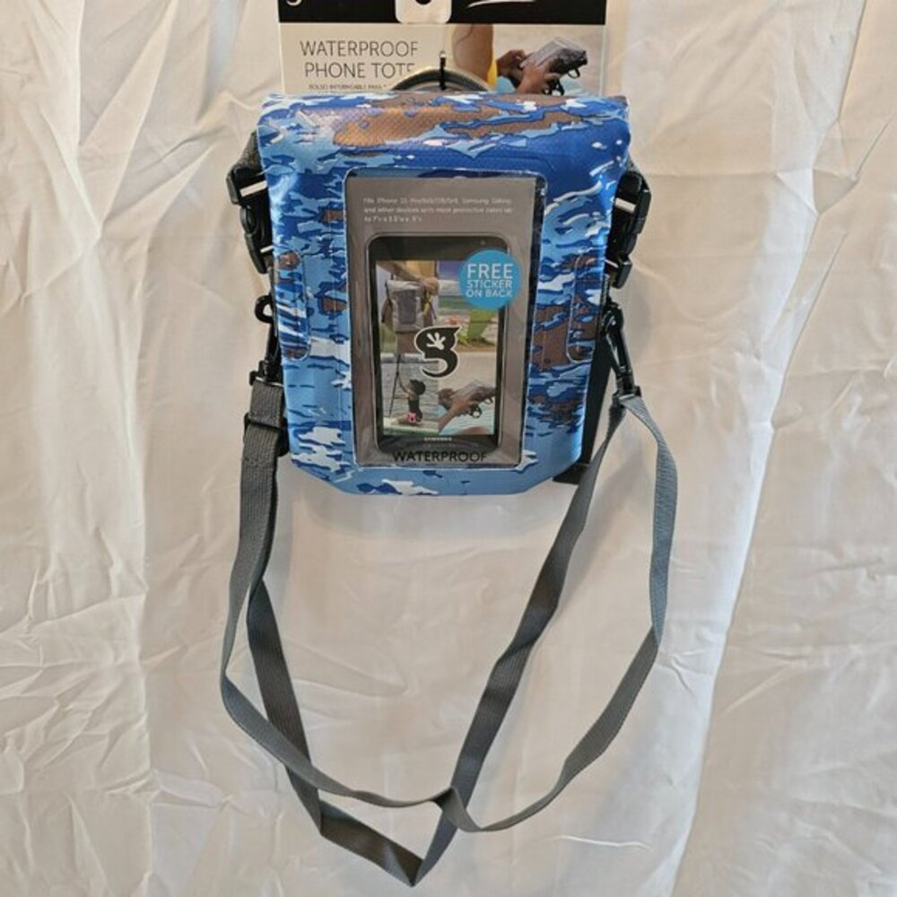 Stay Connected and Protected The Ultimate Geckobrand Waterproof Phone Tote - NEW